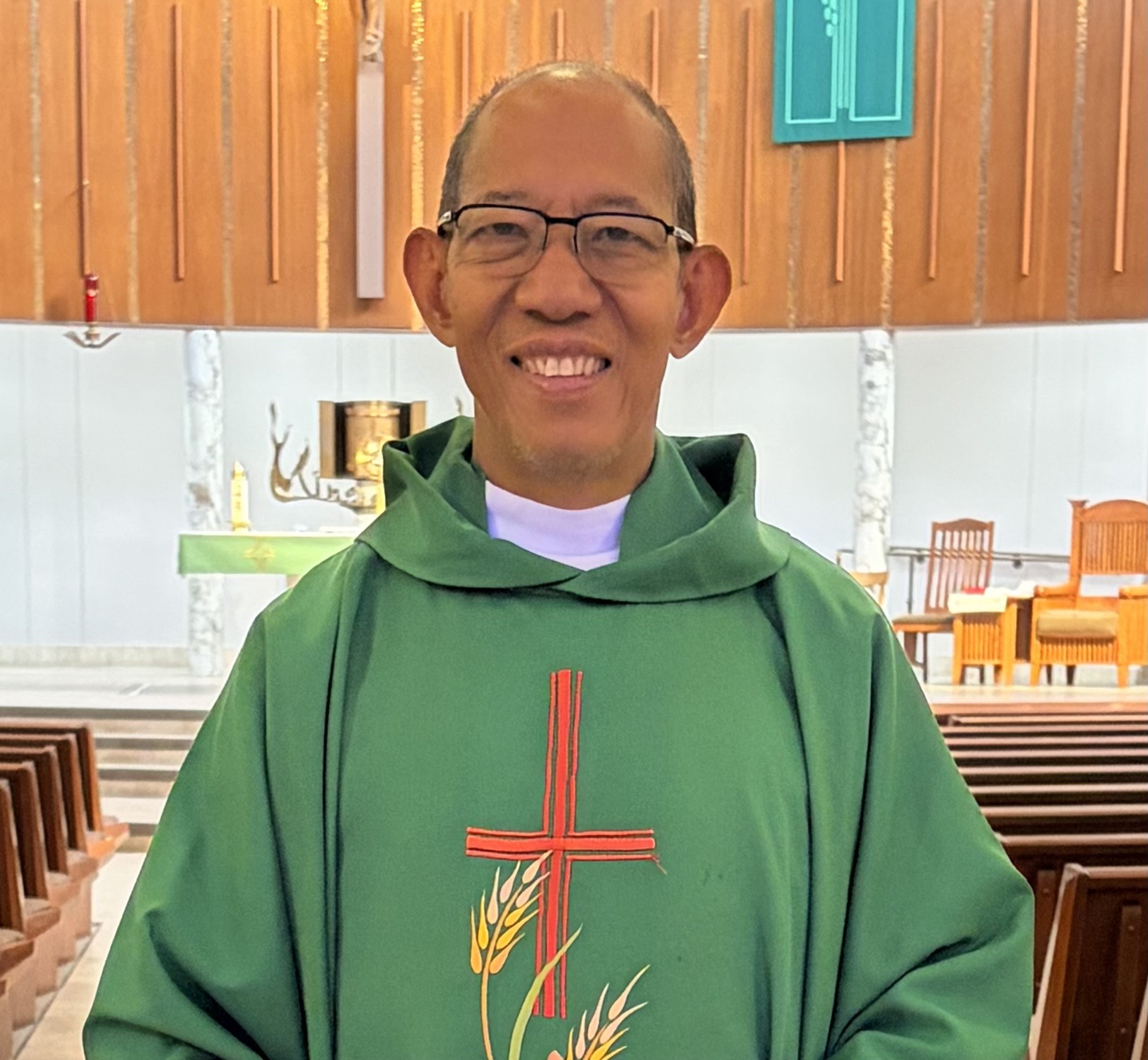 Fr. Dante "Dane" Lumabas church close up