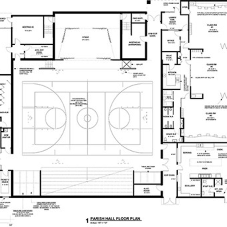 Parish Hall Floor Plan S