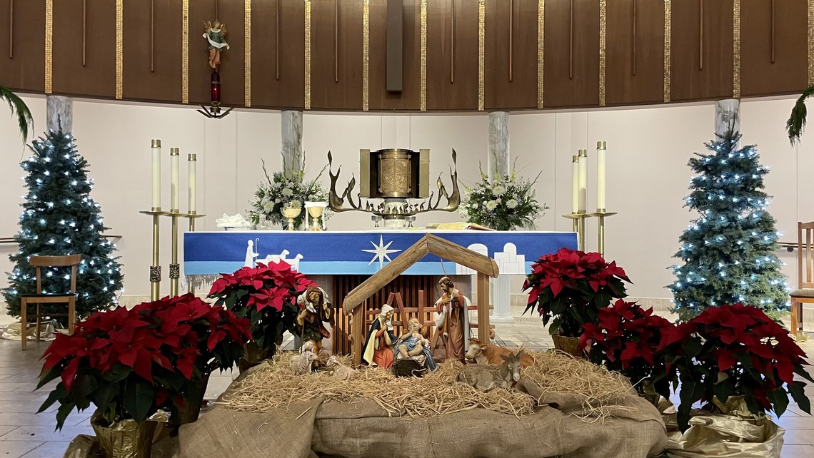 Christmas Altar Close Up
