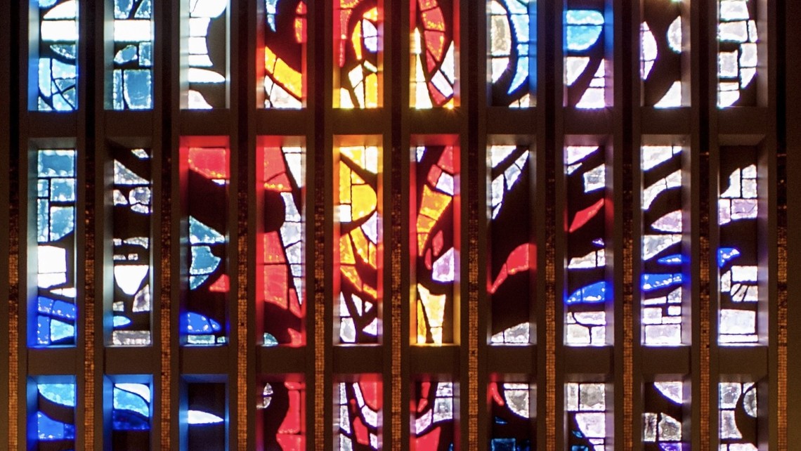 Ola Church Stained Glass Close Up