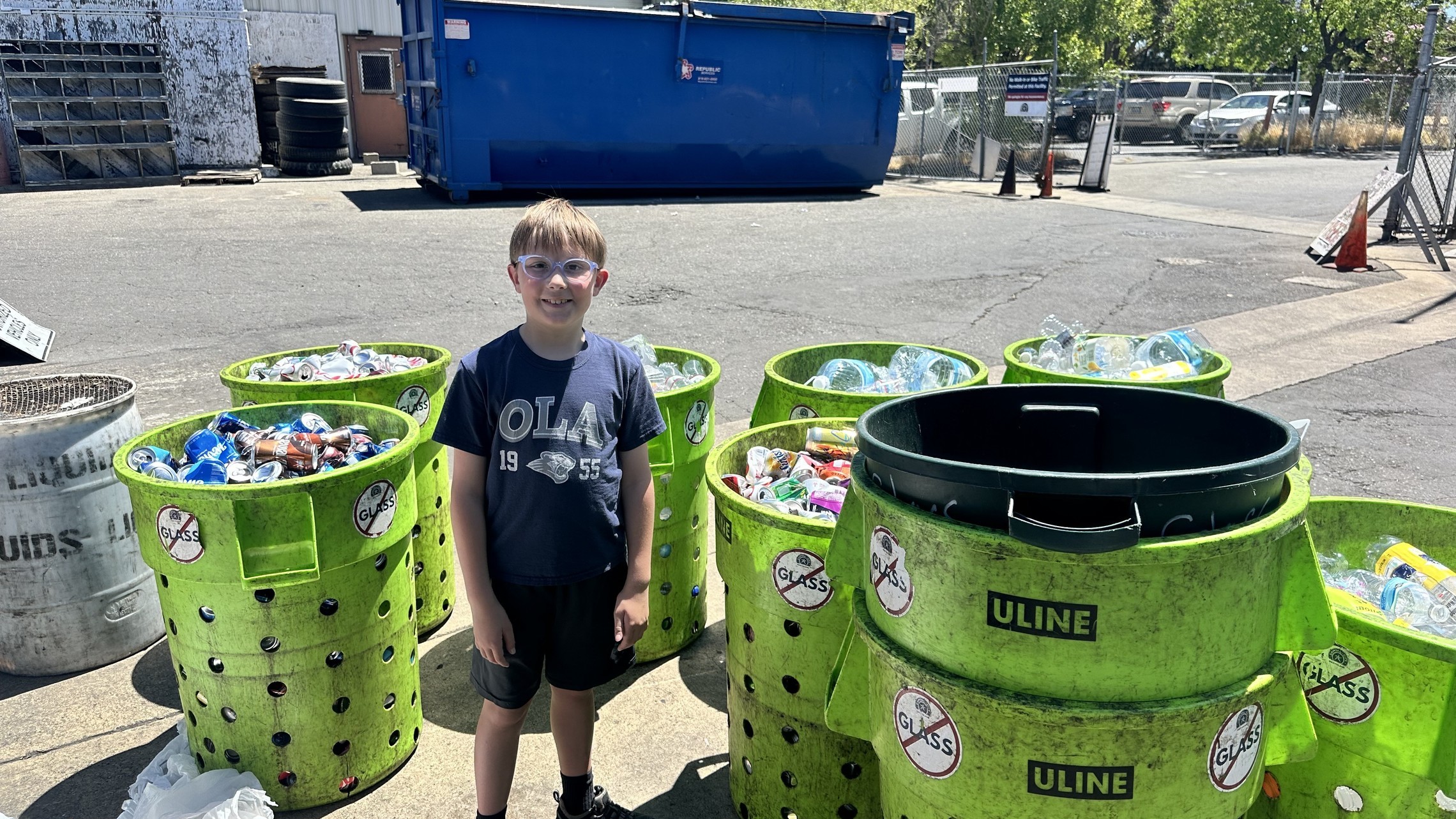 OLA Student Recycling Picture