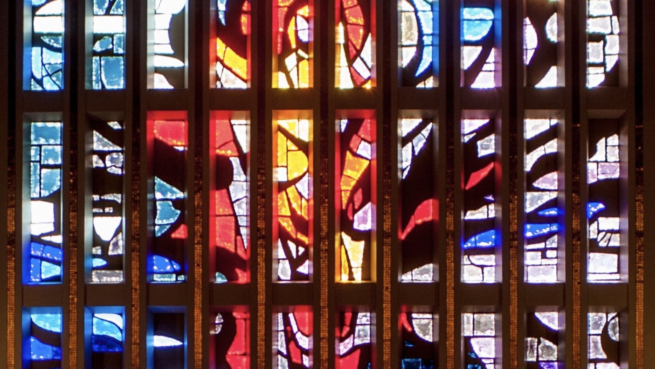 Ola Church Stained Glass Close Up