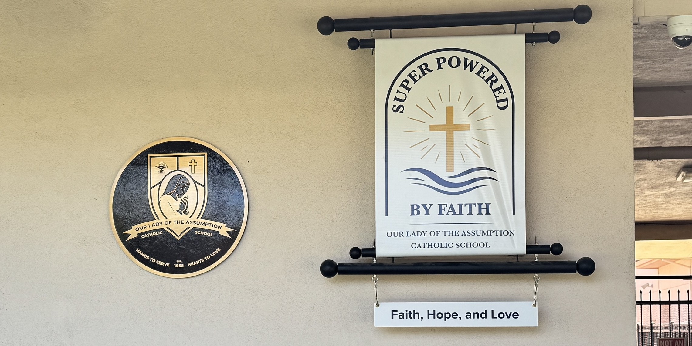 School Crest and Theme Banner